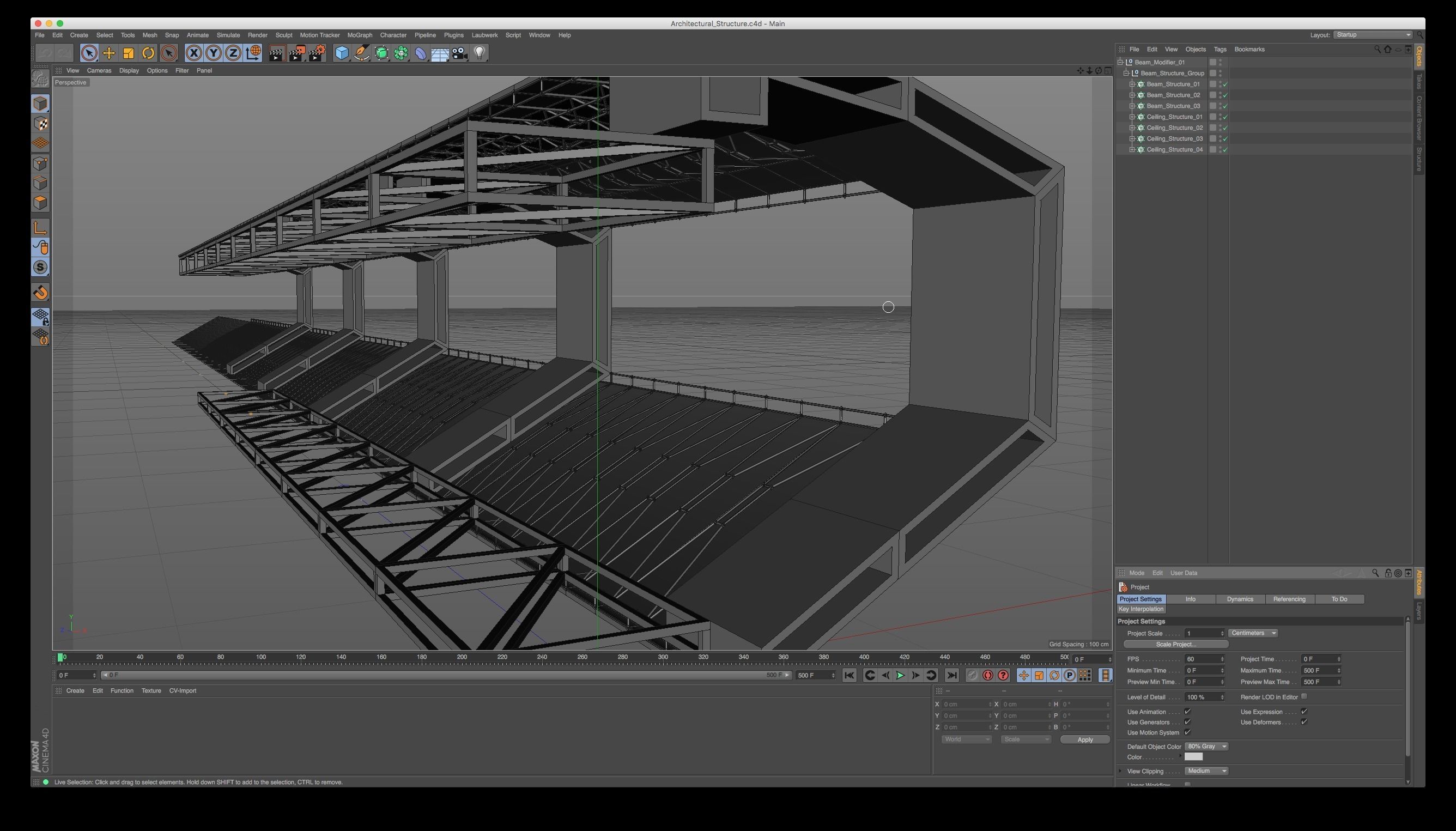 Industrial Structure 3D model_4