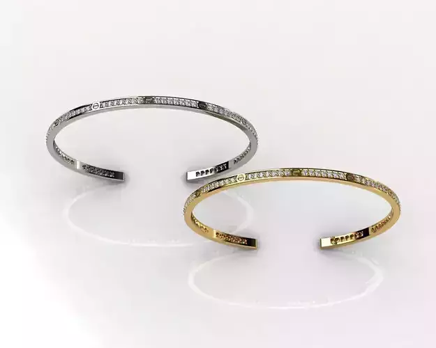 Bracelet Diamond Yellow 18K Gold Diamonds