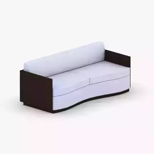 1153 - Sofa Low-poly 3D model