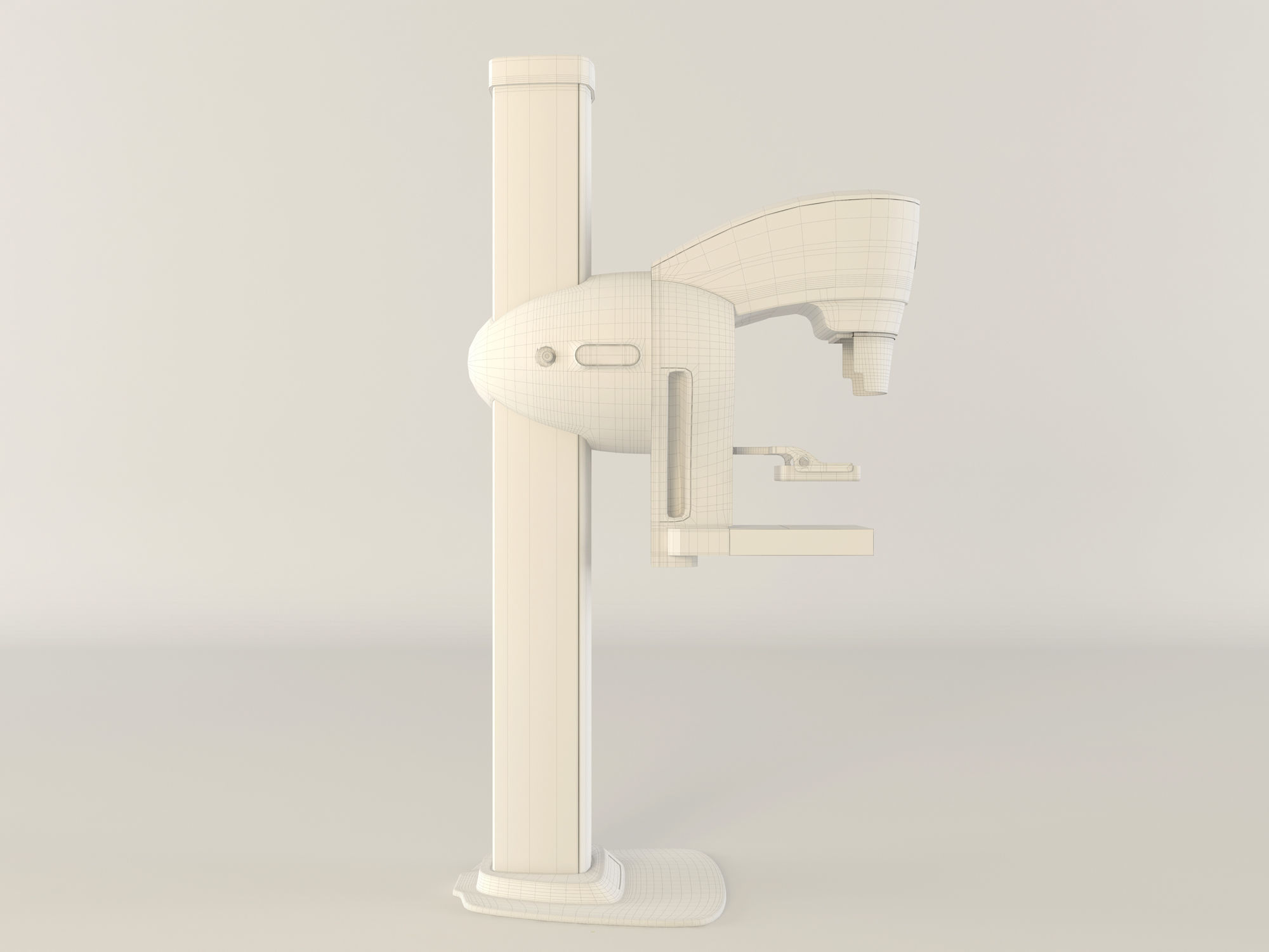 Mammography Senographe Crystal 3D model_8