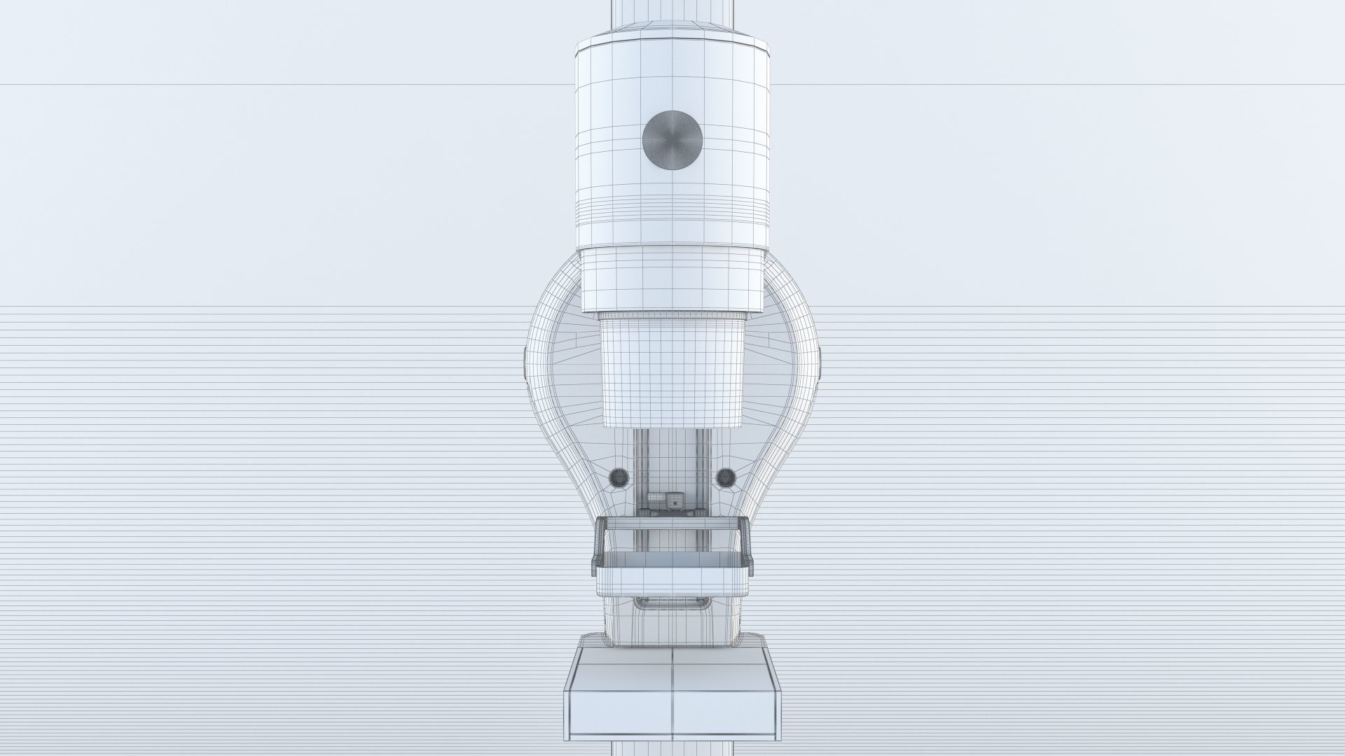 Mammography Senographe Crystal 3D model_14