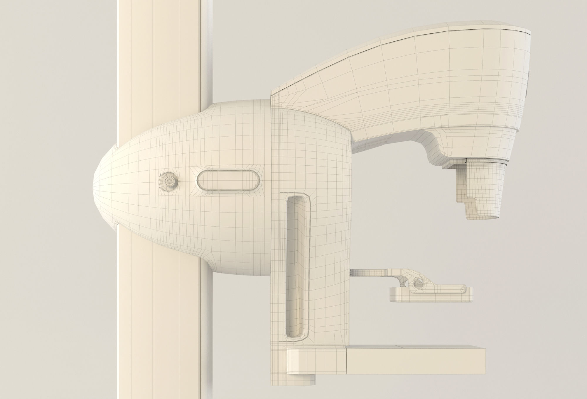 Mammography Senographe Crystal 3D model_9