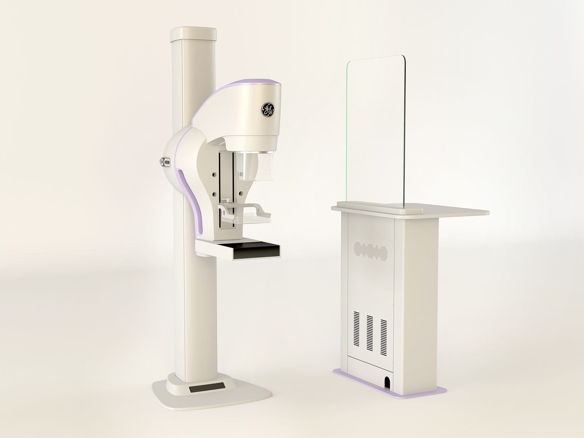 Mammography Senographe Crystal 3D model_3