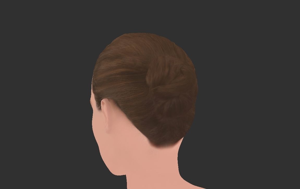 Angelina Jolie bust ready for full color 3D printing 3D print model_22