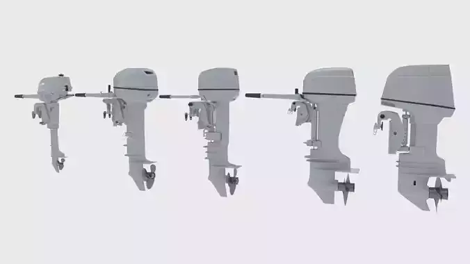 Outboards Set of 5 pieces