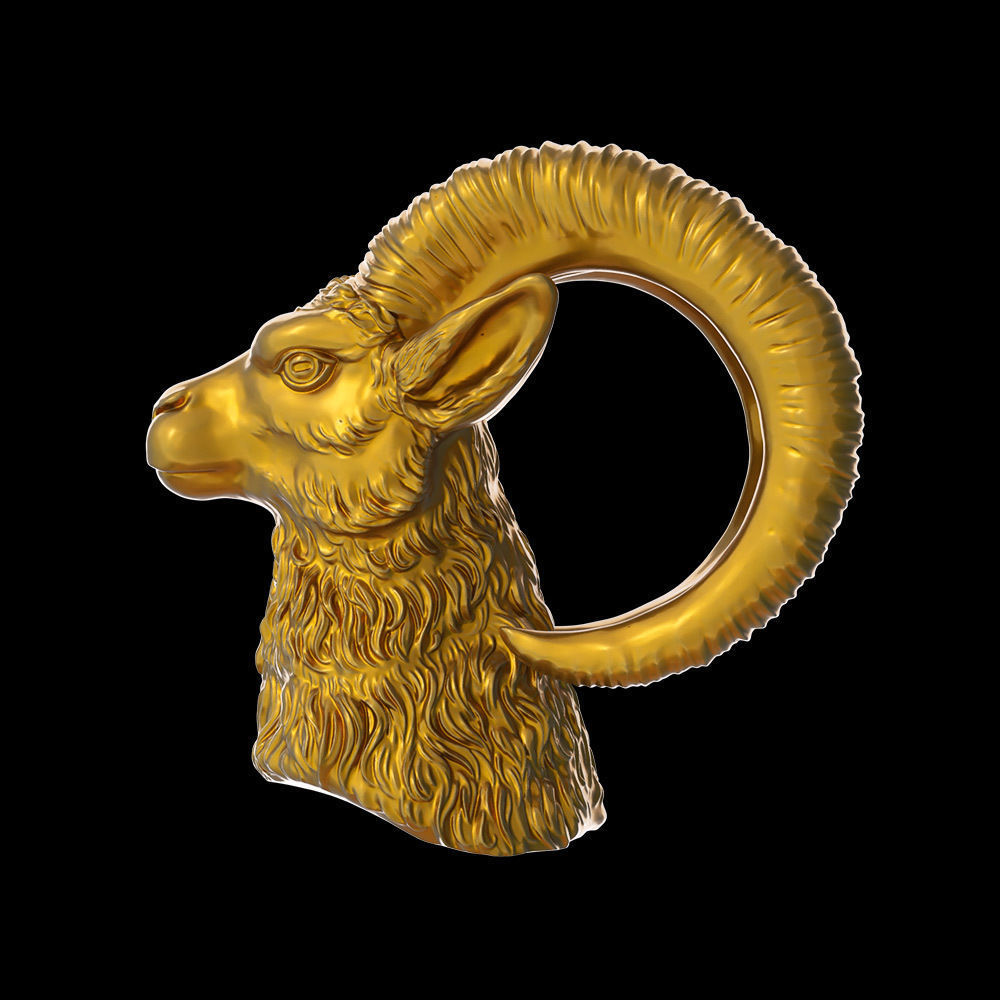 Goat Head Model 3D 3D print model_1