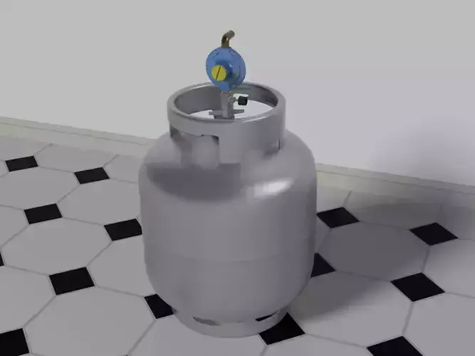 Gas Bottle with regulator