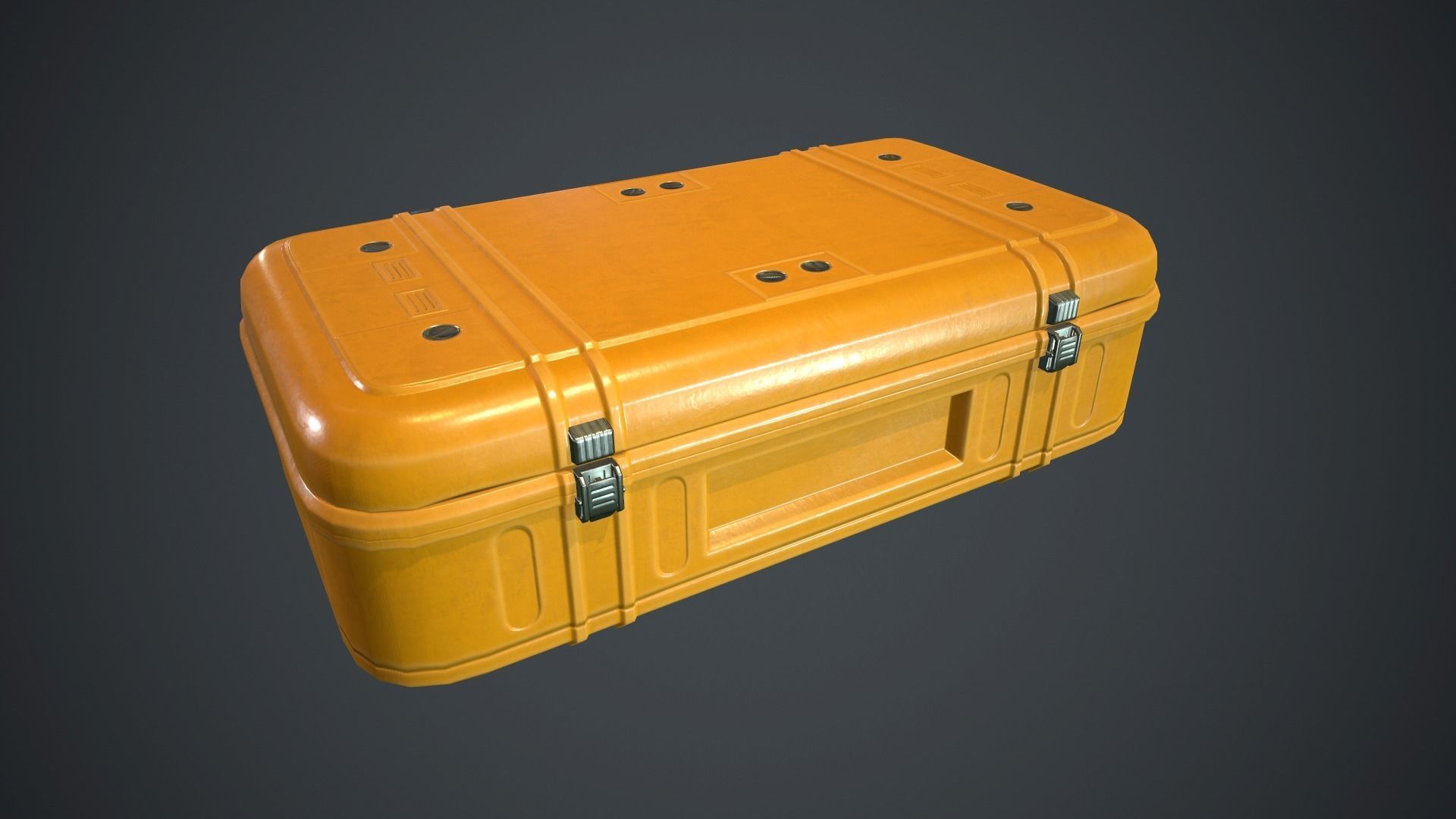 Metal Case PBR Game Ready Low-poly 3D model_7