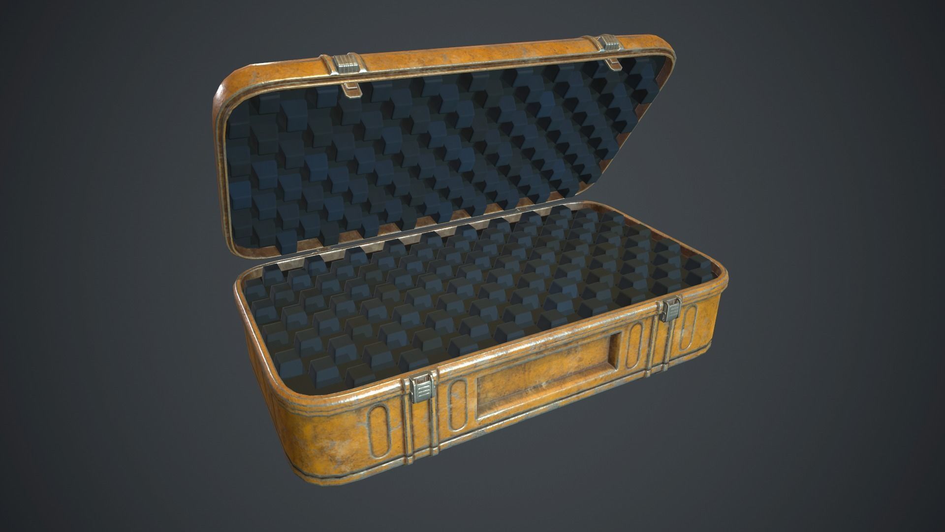 Metal Case PBR Game Ready Low-poly 3D model_6