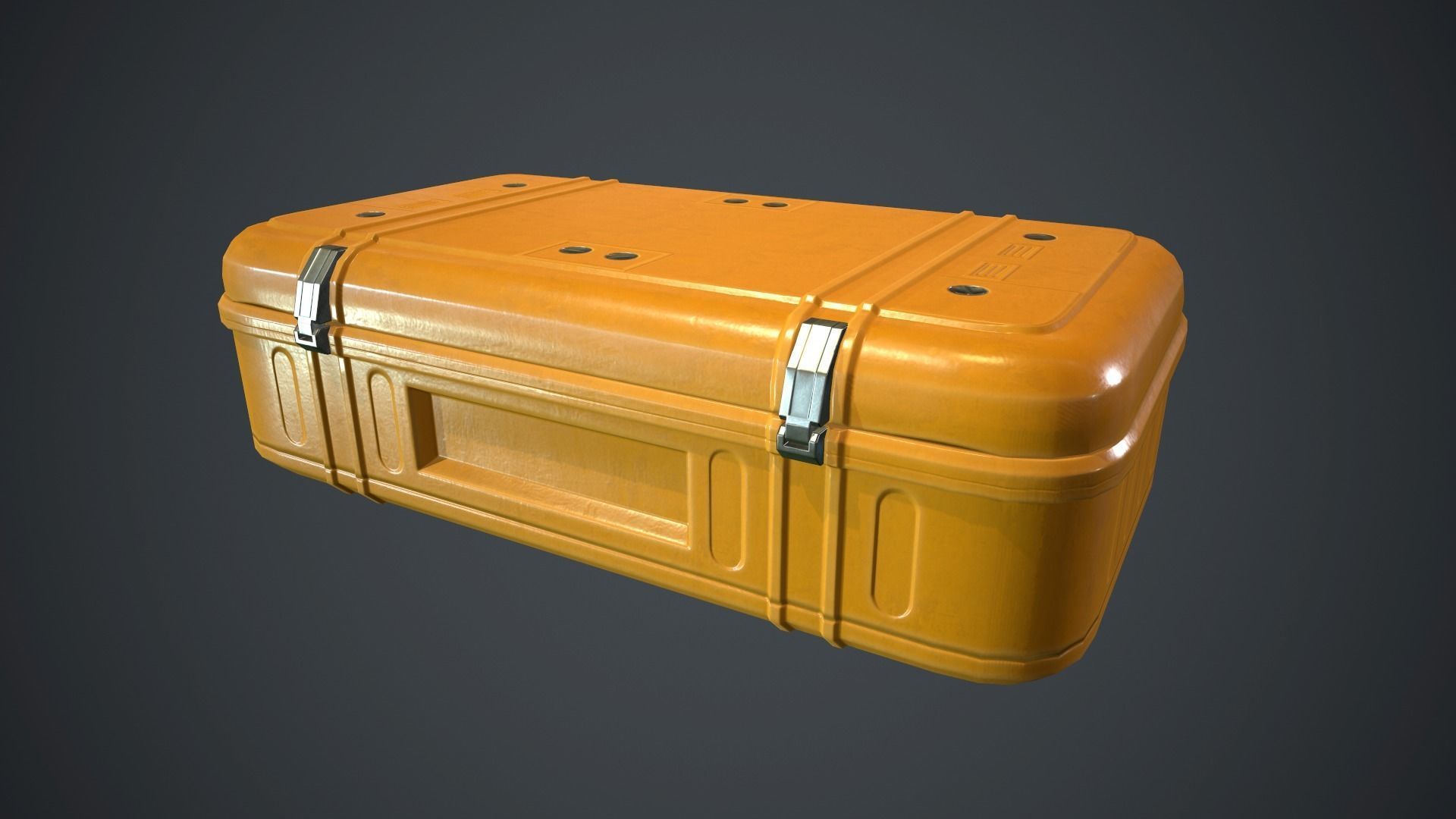 Metal Case PBR Game Ready Low-poly 3D model_10