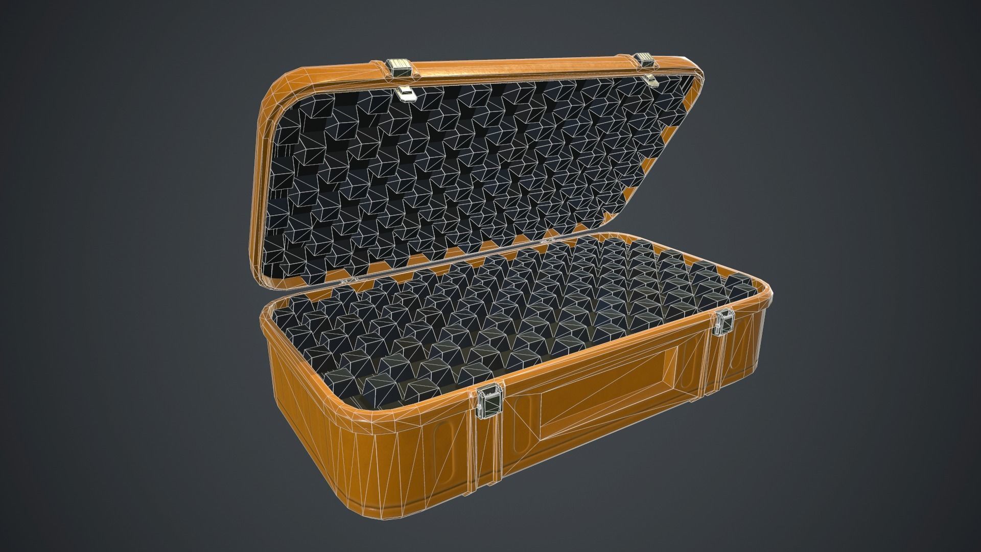 Metal Case PBR Game Ready Low-poly 3D model_16