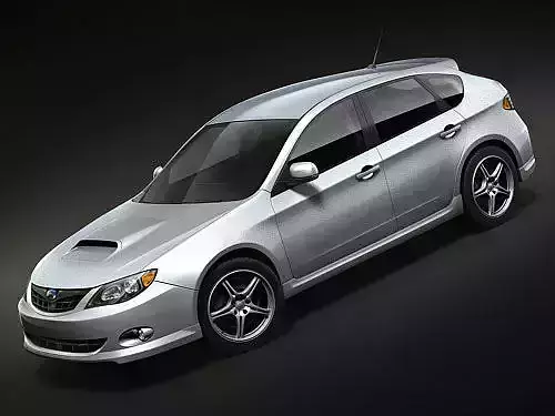 Subaru Impreza WRX 2008 3D Model 3D model