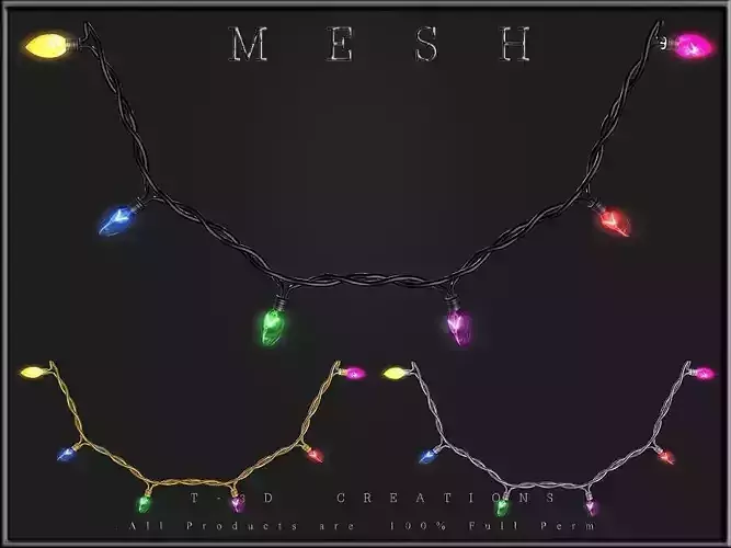 Christmas Lights - Curved 02