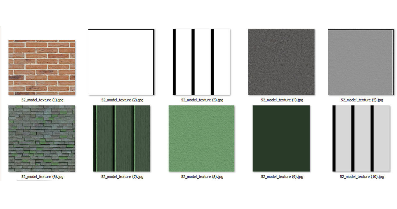 Traditional House 09 Low-poly 3D model_10