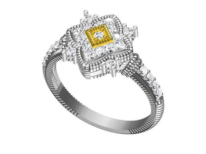 Wedding ring 3D print model 3D print model
