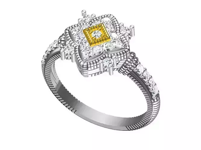 Wedding ring 3D print model