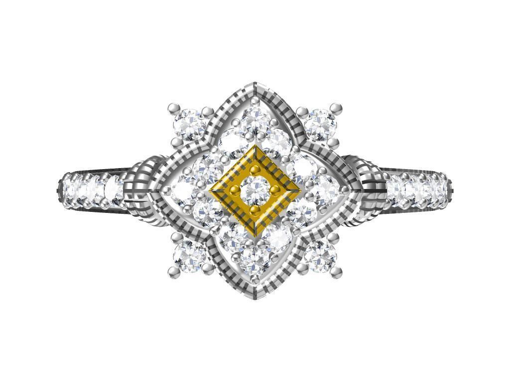 Wedding ring 3D print model 3D print model_2