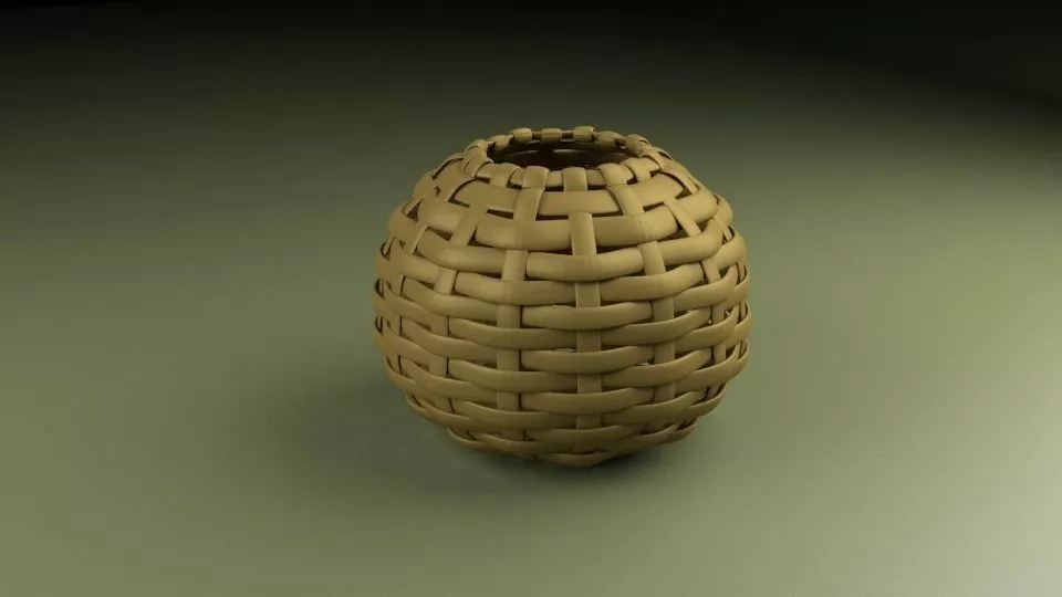Woven Bowl Free 3D print model
