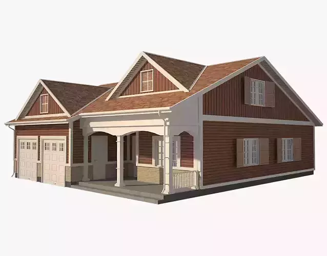 Traditional House 11 Low-poly 3D model