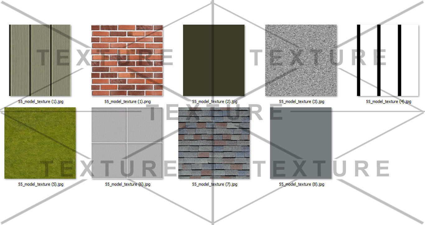 Traditional House 12 Low-poly 3D model_15
