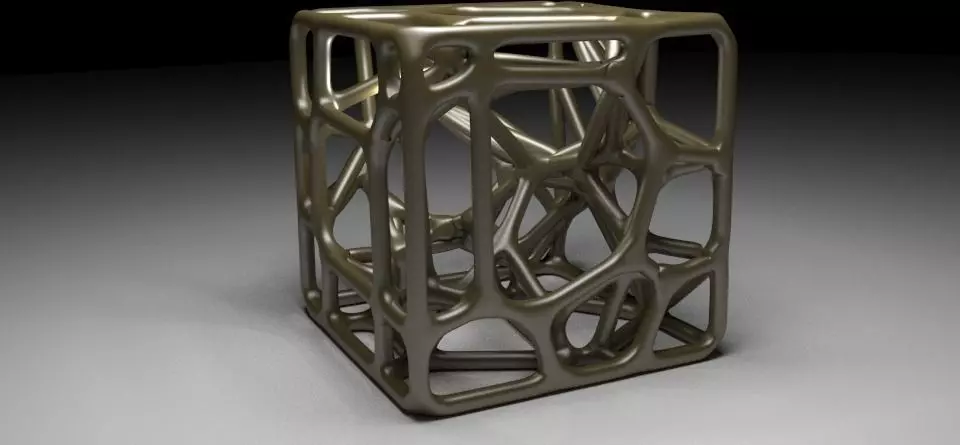 Voronoi CUBES Free 3D print model_0