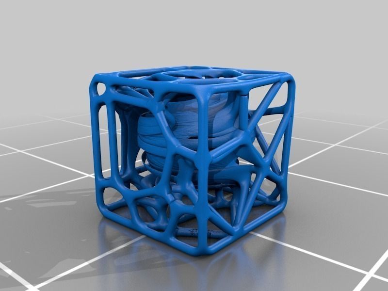 Voronoi CUBES Free 3D print model_4