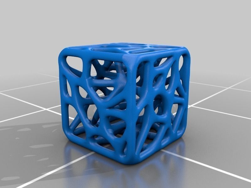 Voronoi CUBES Free 3D print model_1