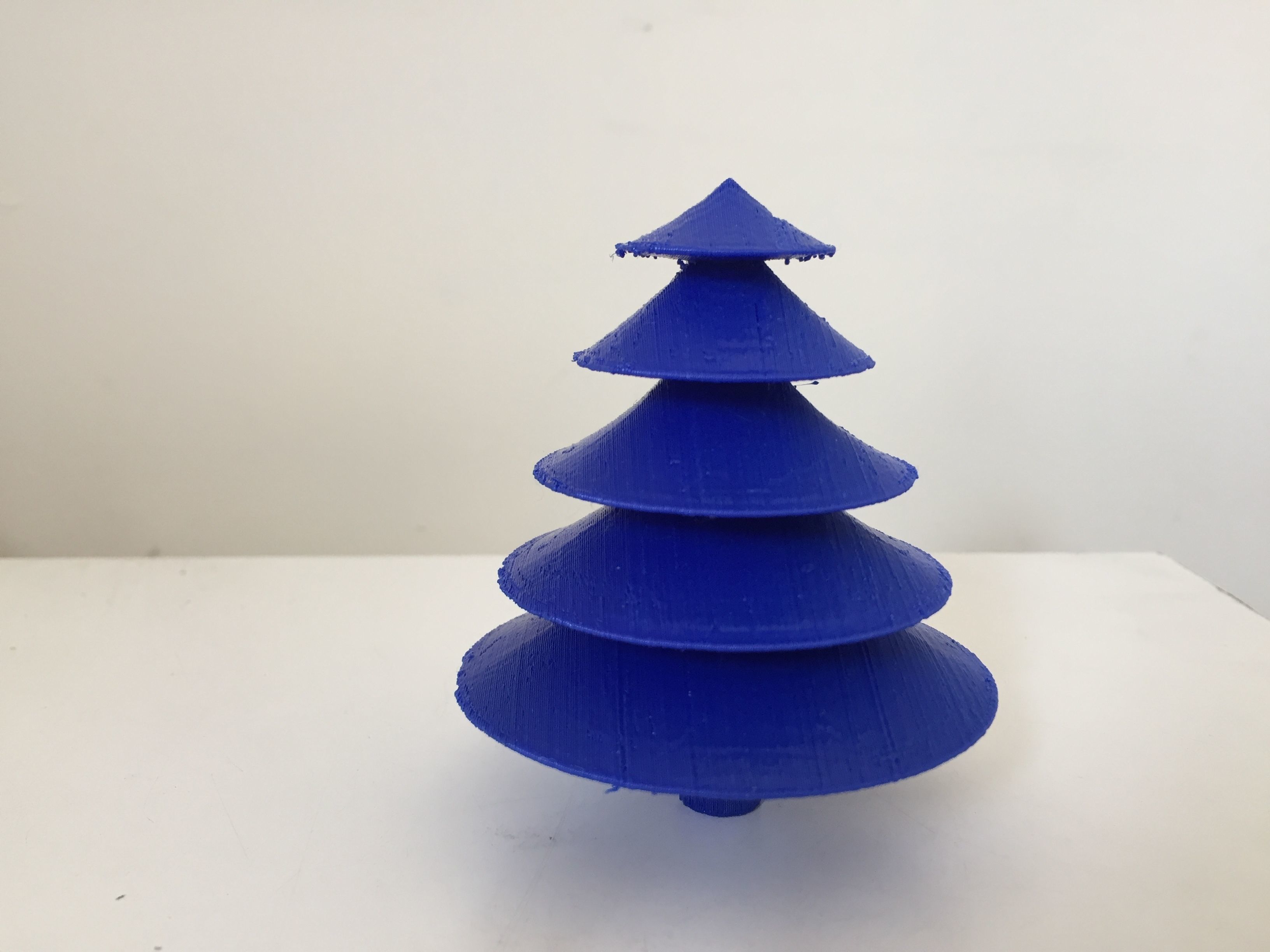 Table top Christmas tree Free 3D print model_3