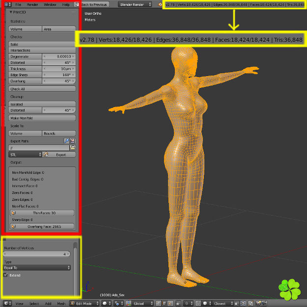 Ada sex female model low poly Low-poly 3D model_98