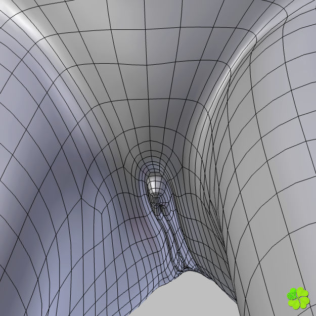 Ada sex female model low poly Low-poly 3D model_86