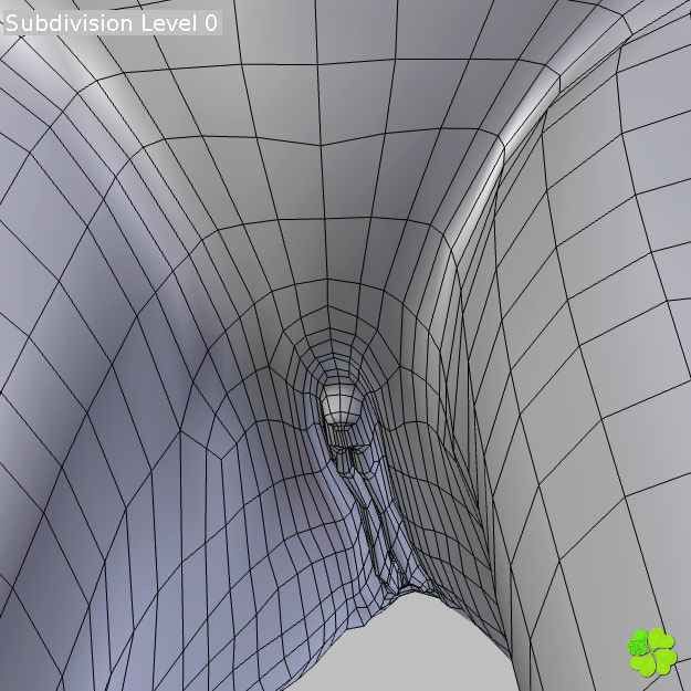 Ada sex female model low poly Low-poly 3D model_87