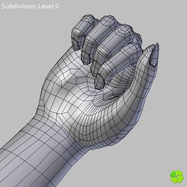 Ada sex female model low poly Low-poly 3D model_81