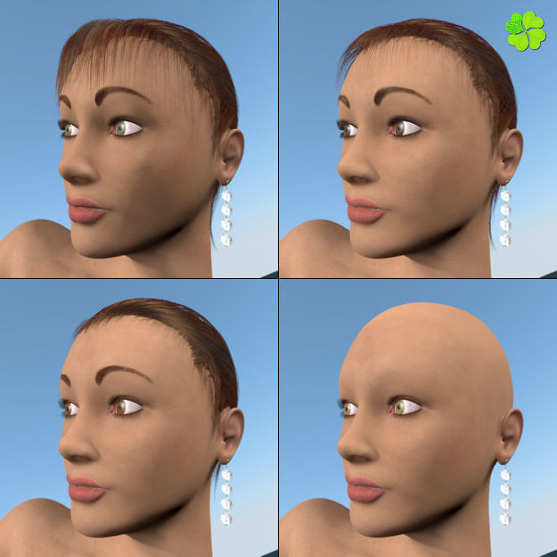 Ada sex female model low poly Low-poly 3D model_57