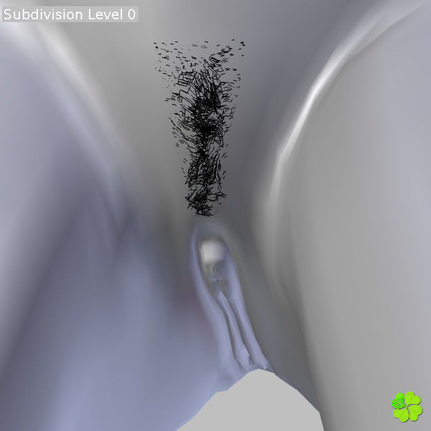 Ada sex female model low poly Low-poly 3D model_91