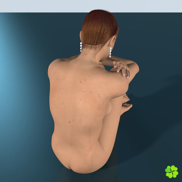 Ada sex female model low poly Low-poly 3D model_29