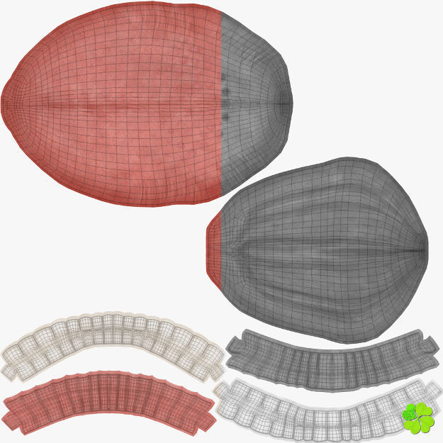 Ada sex female model low poly Low-poly 3D model_108