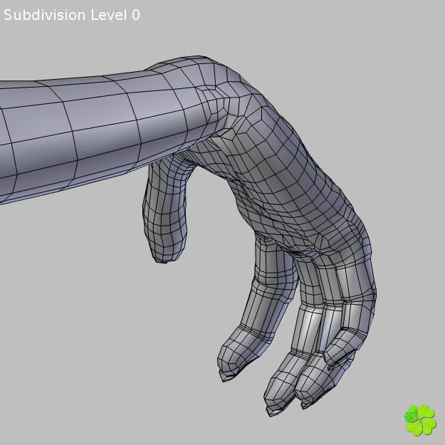 Ada sex female model low poly Low-poly 3D model_83