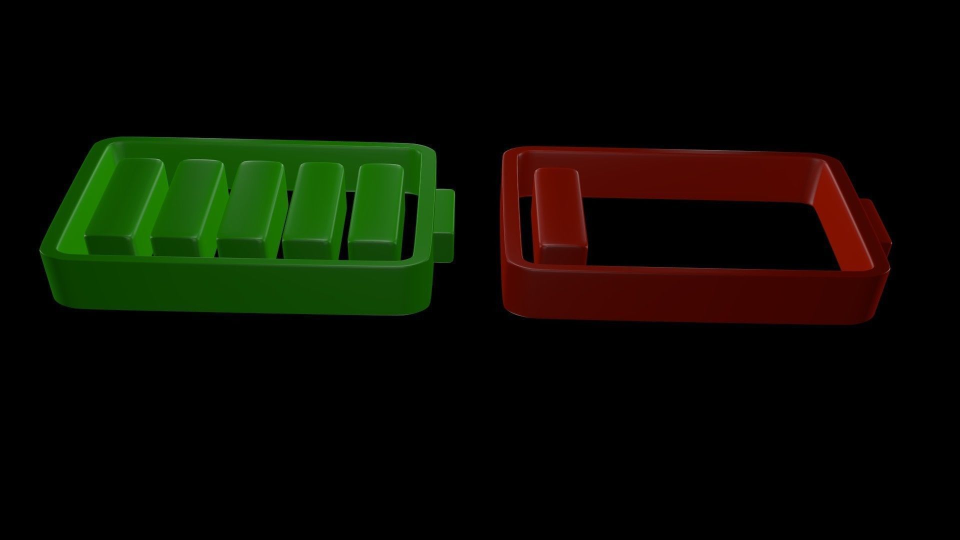 Battery symbol 3D model_5