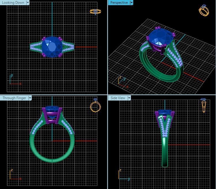 Ring T00673 3D print model_2