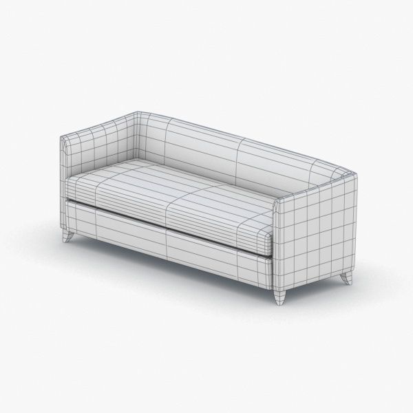 1160 - Sofa Low-poly 3D model_1