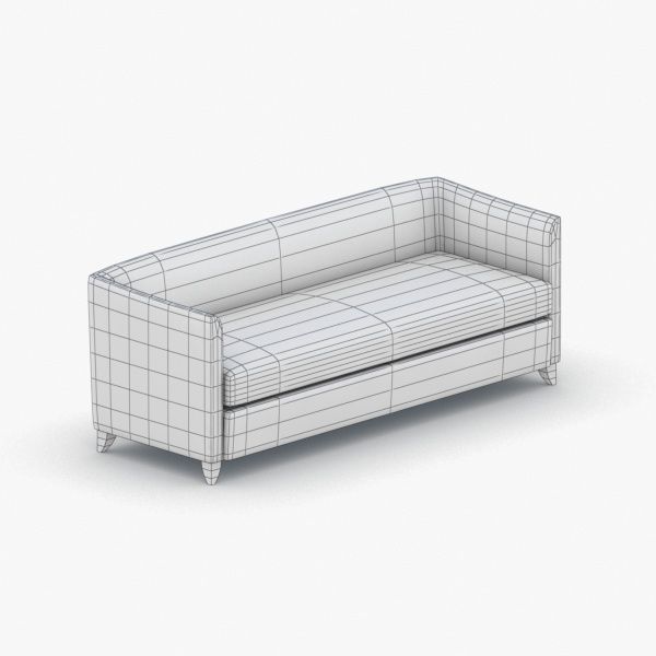 1160 - Sofa Low-poly 3D model_2