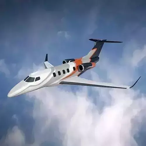 Embraer Phenom 300 business jet 3D model