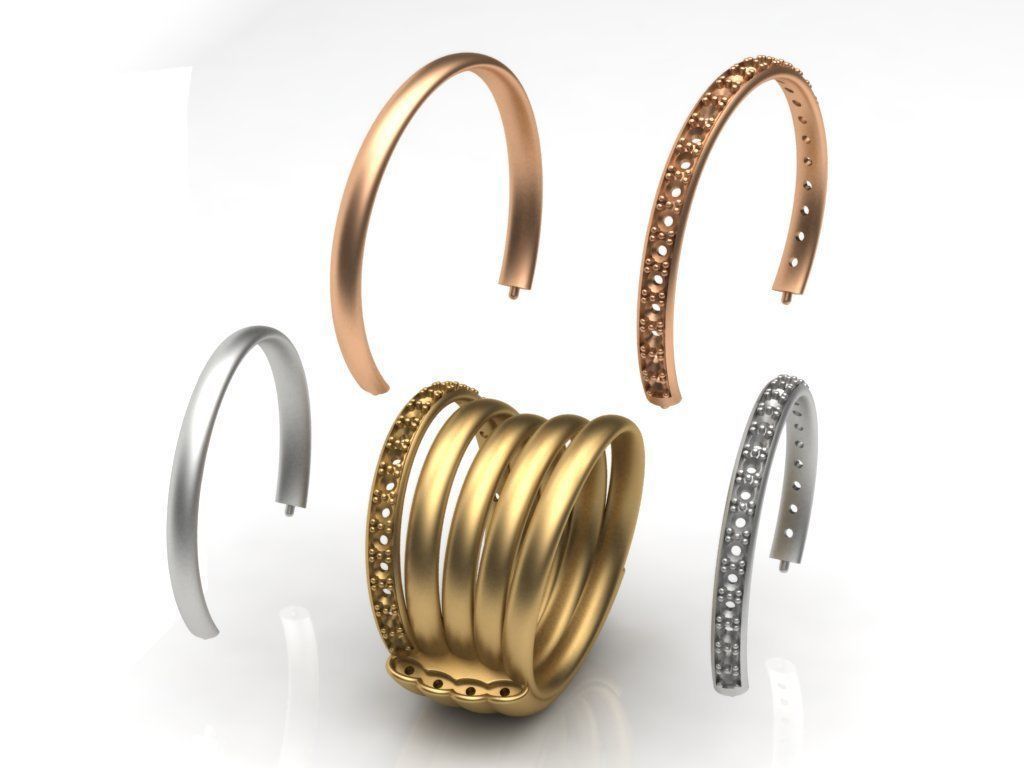 De GRISOGONO ring 3D print model_6