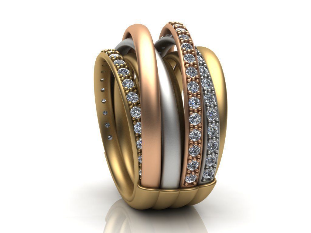 De GRISOGONO ring 3D print model_1