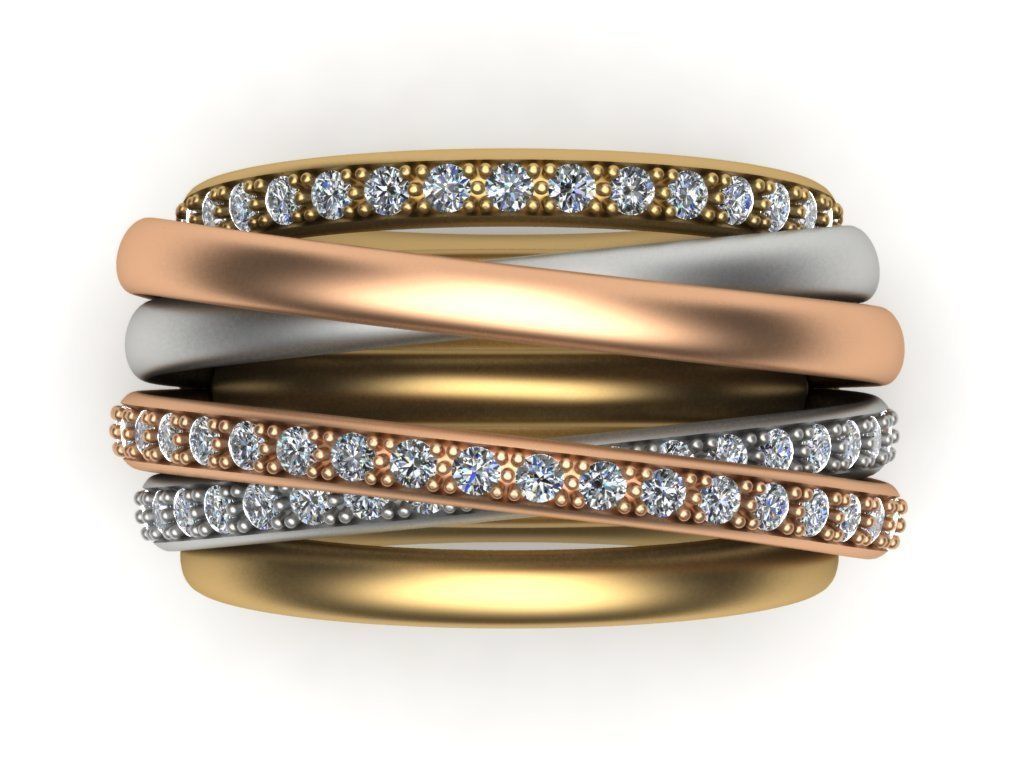 De GRISOGONO ring 3D print model_2