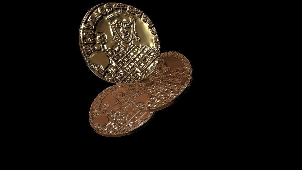 Ancient coins set 3D model_12