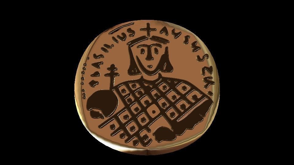 Ancient coins set 3D model_7