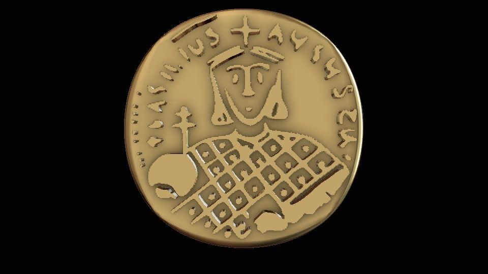 Ancient coins set 3D model_11