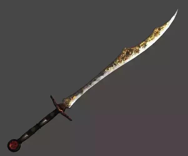 Great Sword2 Low-poly 3D model