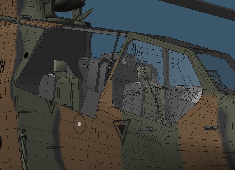 Japan Ground Self-Defense Force OH-1 Reconnaissance heli NINJA 3D model_14